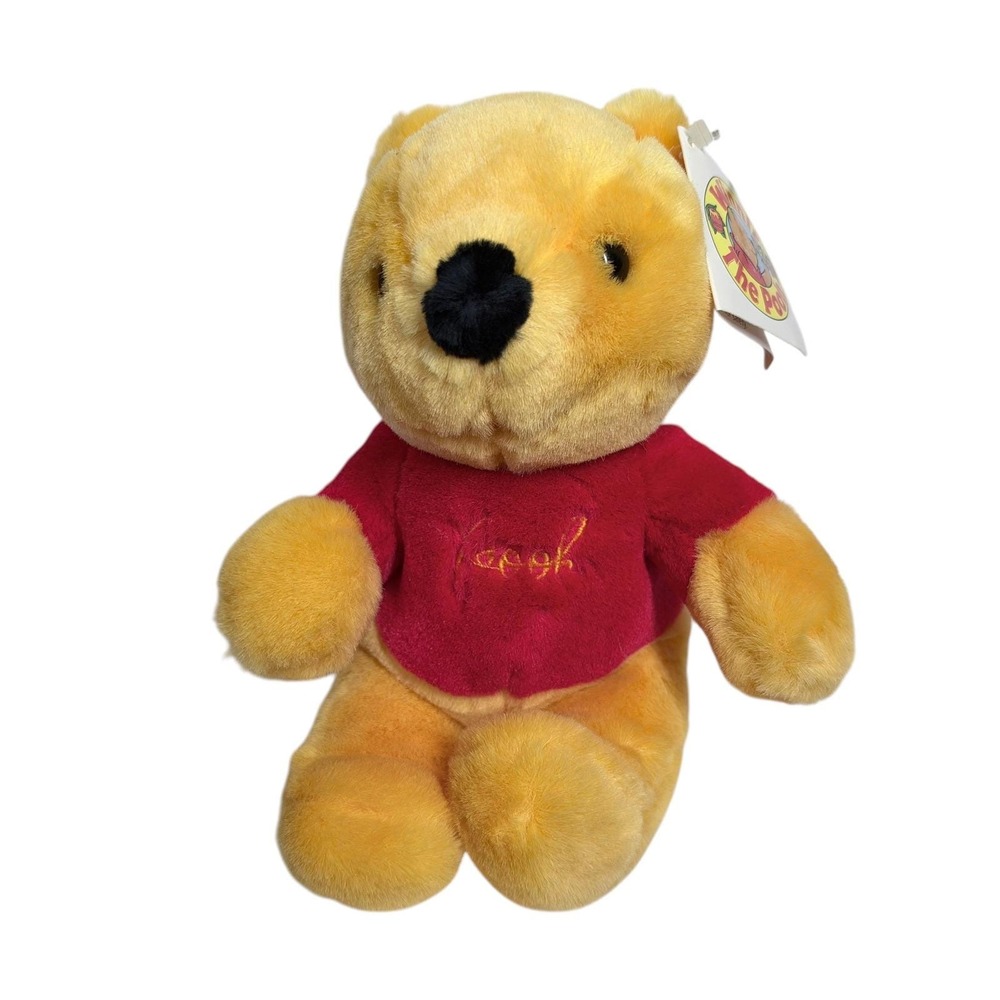 Vintage Gund Disney Sears Winnie The Pooh Plush 10 Inch Bear With Tags